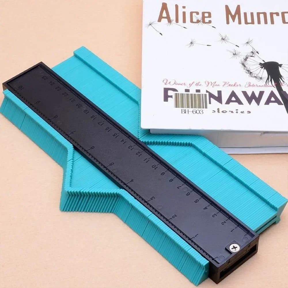 Szablon do odwzorowywania kształtów i konturów 1–3 szt. – miernik profili do płytek, paneli i wykładzin