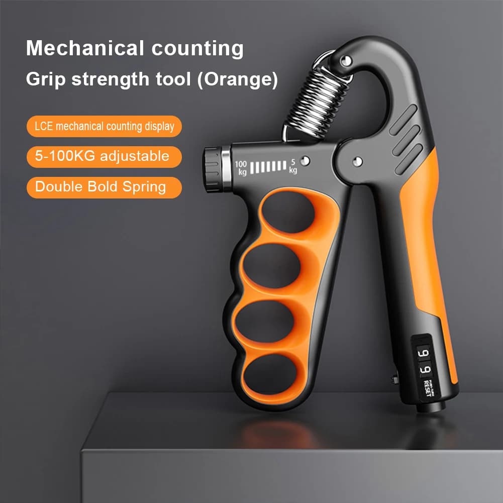 Elektroniczny miernik siły uścisku dłoni – cyfrowy trenażer chwytu z wyświetlaczem LED