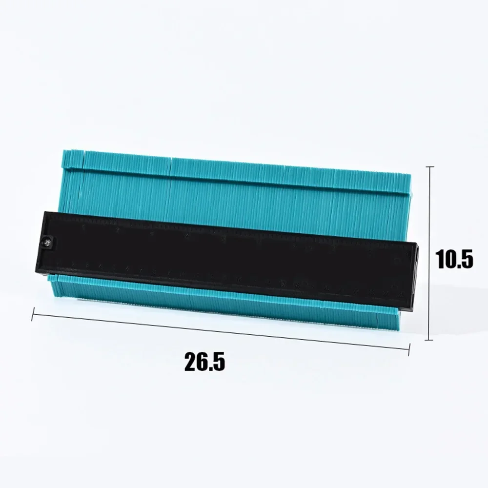 Szablon do odwzorowywania kształtów i konturów 1–3 szt. – miernik profili do płytek, paneli i wykładzin